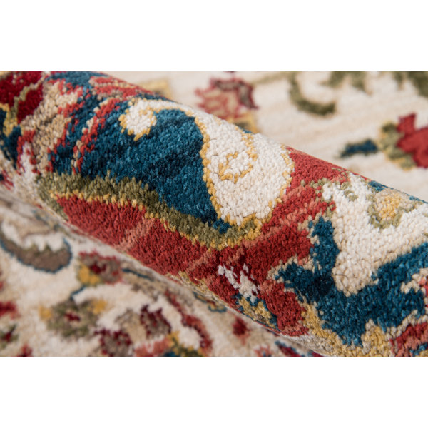 Charlton Home® Canberra Performance Ivory Rug & Reviews Wayfair